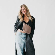 Load image into Gallery viewer, Suede Westlyn Woven Bum Bag
