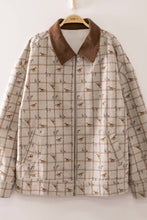 Load image into Gallery viewer, Saddle Club Western Horse Print Zip Up Jacket