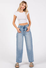 Load image into Gallery viewer, LM SIDE SEAM DETAILING HIGH RISE COMFORT BARREL JEANS