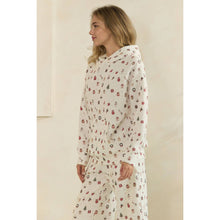 Load image into Gallery viewer, Cozy Holiday Print Lounge Hoodie