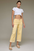 Load image into Gallery viewer, Mellow Yellow Cuffed Mid Rise Petite Dad Jean
