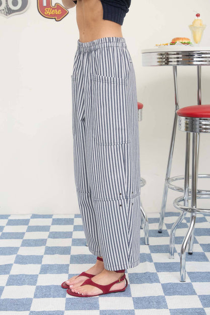 Stay Awhile Striped Wide Leg Pants