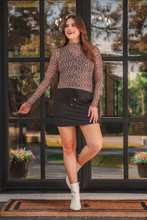 Load image into Gallery viewer, All Meshed Up Top- Leopard