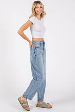 Load image into Gallery viewer, LM SIDE SEAM DETAILING HIGH RISE COMFORT BARREL JEANS