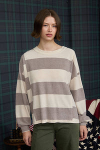 Be Bold Striped Knit Top