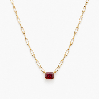 The Month Code Birthstone Necklace Collection