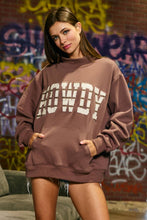 Load image into Gallery viewer, Howdy Applique Mock-Neck Sweatshirt