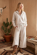 Load image into Gallery viewer, Scuba Half Zip Pullover &amp; Wide Leg Pants Set