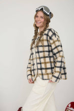 Load image into Gallery viewer, Plaid &amp; Cozy Button Down Jacket