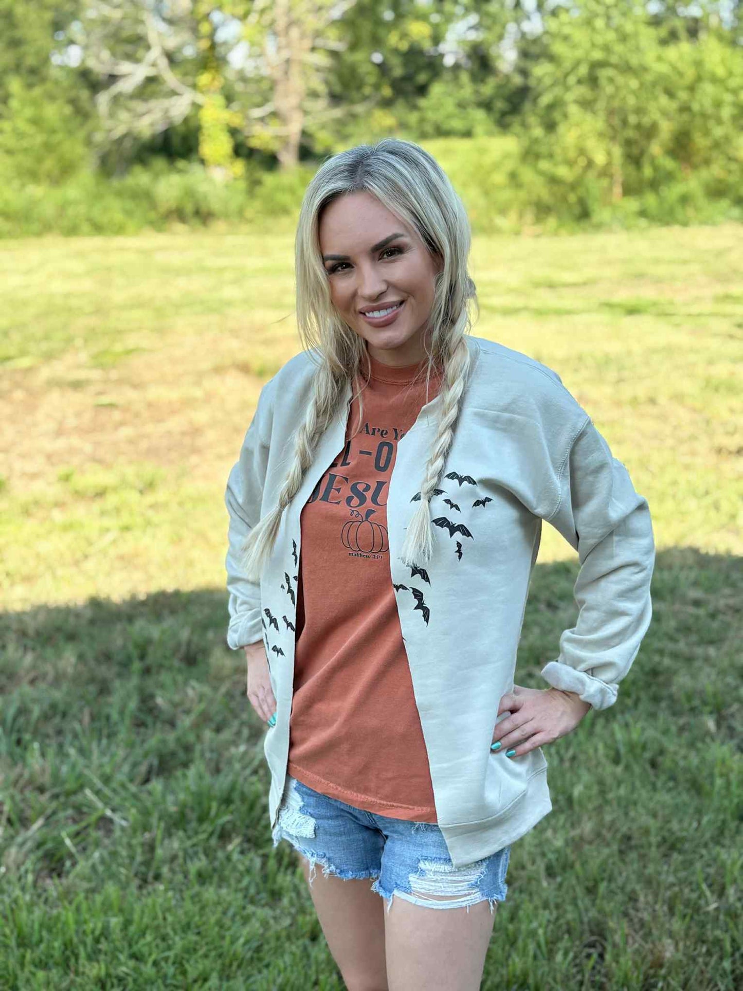 Halloween Split Cardigan