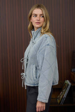 Load image into Gallery viewer, Winter Blues Washed Denim Quilted Jacket
