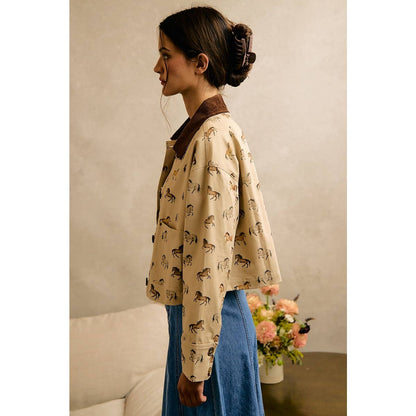Easy Rider Horse Print Jacket
