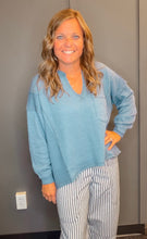 Load image into Gallery viewer, Easy Does It Split Neck Knit Top