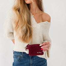 Load image into Gallery viewer, Suede Paris Card Wallet