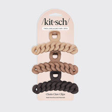 Load image into Gallery viewer, Eco-friendly Chain Claw Clip 3pc Set - Neutral