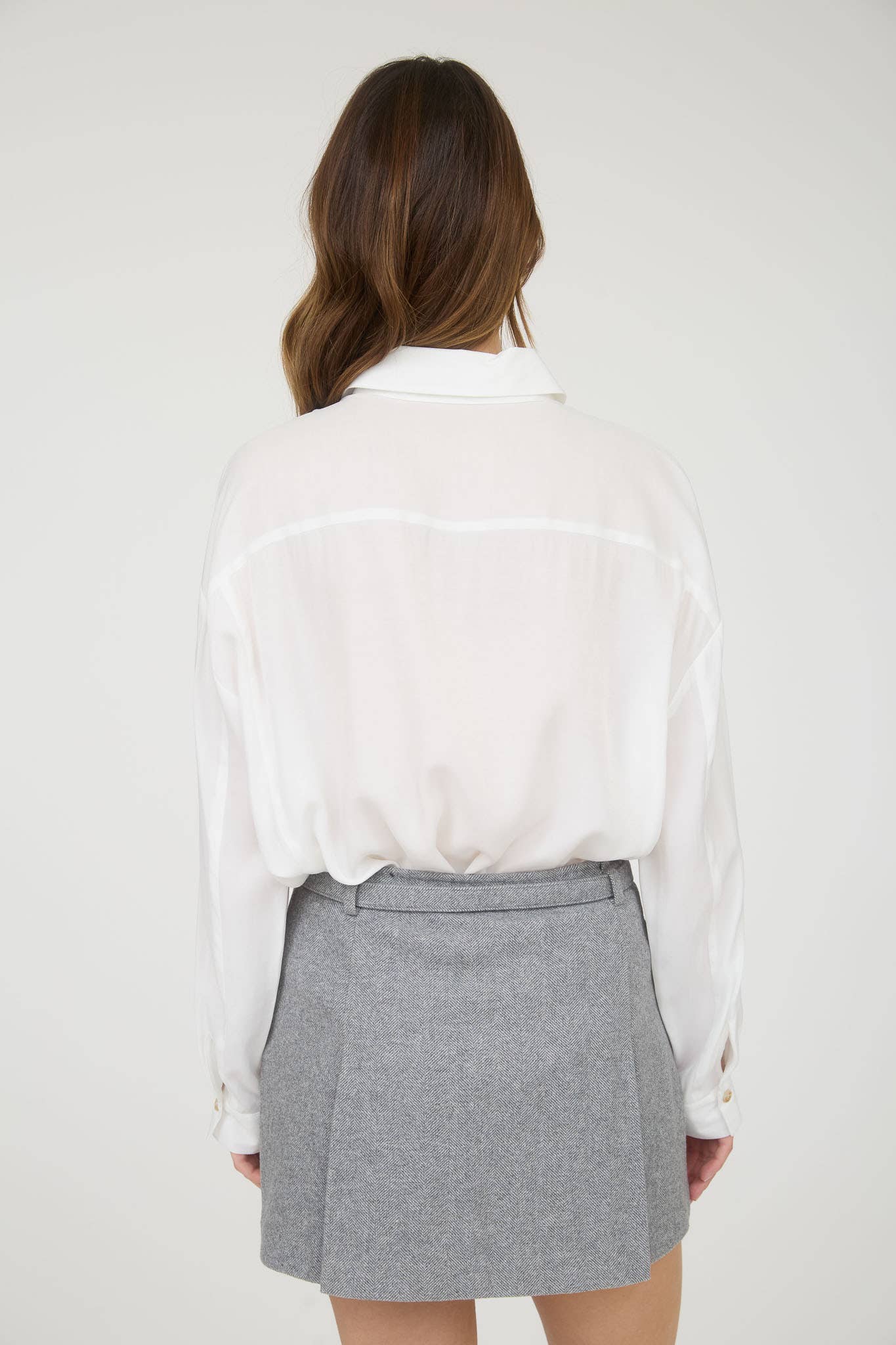 Feeling Bossy Oversized Button Down Long Sleeve Top