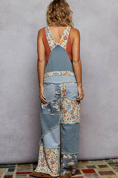 Canyon Bloom Printed Overalls