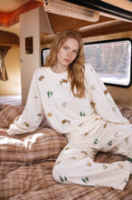 Load image into Gallery viewer, Happy Camper Wide Leg Lounge Pants