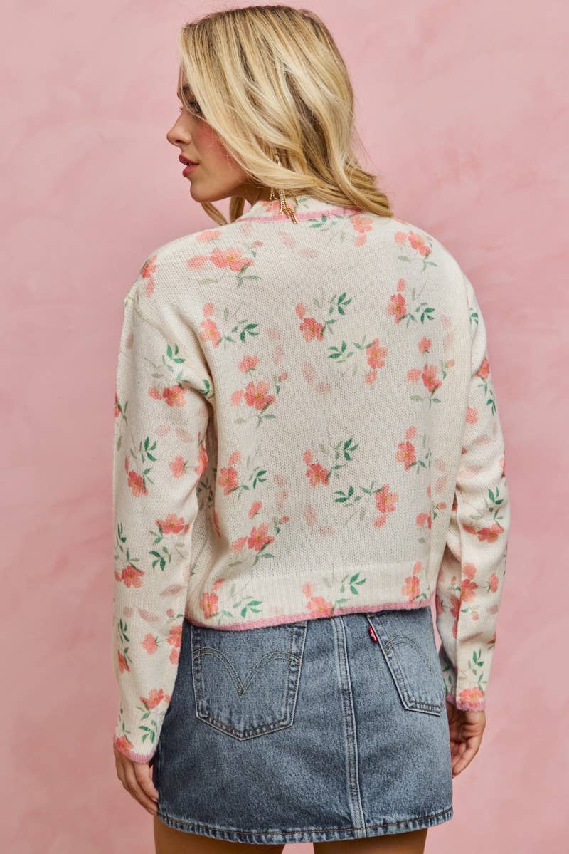 Stop & Smell the Roses Cardigan