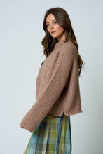 Load image into Gallery viewer, Harvest Lane Mock Neck Oversized Knit Sweater