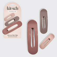 Load image into Gallery viewer, Flat Lay Claw Clip 3pc Flat - Ultra Glossy Terracotta