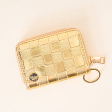 Load image into Gallery viewer, Zip Around Wallet-Metallic Gold