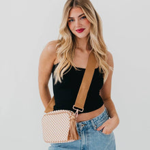 Load image into Gallery viewer, Woven Willow Camera Crossbody Bag