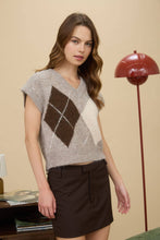 Load image into Gallery viewer, Autumn Argyle Sweater Vest