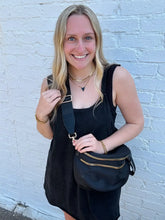 Load image into Gallery viewer, Double Zip Nylon Bag