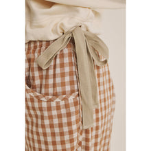 Load image into Gallery viewer, Easy Day Relaxed Gingham Cotton Barrel Leg Pants