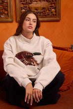 Load image into Gallery viewer, Duck Season Mallard Embroidered Mock-Neck Sweatshirt