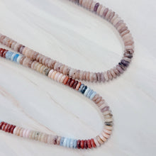 Load image into Gallery viewer, Blush &amp; Earthy Canyon Natural Stone Beaded Necklace
