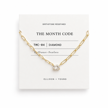 The Month Code Birthstone Necklace Collection