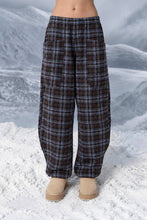 Load image into Gallery viewer, Plaid Behavior Barrel Leg Pants