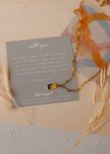 Load image into Gallery viewer, With You Mini Tag Necklace | Christian Jewelry