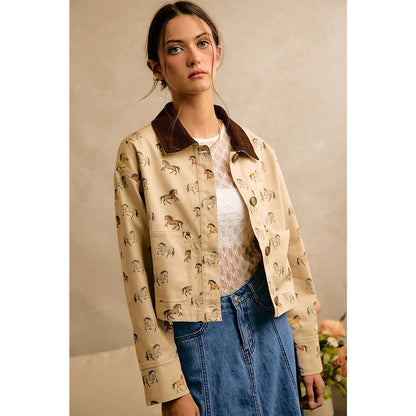 Easy Rider Horse Print Jacket