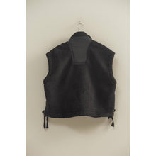 Load image into Gallery viewer, Cool Weather Vibes Sherpa Vest with Tie-Up Side Details