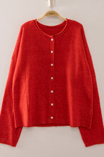 Load image into Gallery viewer, 12W3789N-Soft Touch Button Cardigan