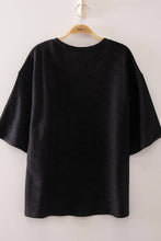 Load image into Gallery viewer, NT12901-Textured Short Sleeve Top