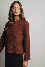 Load image into Gallery viewer, Buttoned Up &amp; Cozy Cable Knit Henley Sweater
