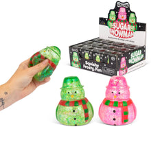Load image into Gallery viewer, Scrunchems Sugar Snowman Squishy Fidget Toy (1pc) Color Ships Assorted