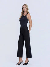Load image into Gallery viewer, Onyx Cropped Wide Leg Jeans