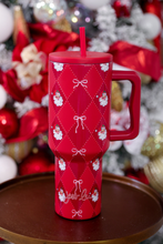 Load image into Gallery viewer, Santa&#39;s Signature Bow Tumbler