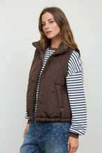 Load image into Gallery viewer, Plaid About You Quilted Zip-Up Vest
