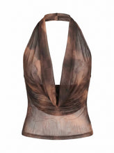 Load image into Gallery viewer, Amber Glow Halter Top