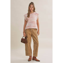 Load image into Gallery viewer, Soft Horizon Space-Dye Side Button Sweater Vest