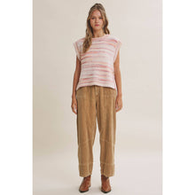 Load image into Gallery viewer, Soft Horizon Space-Dye Side Button Sweater Vest