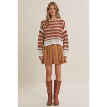 Load image into Gallery viewer, Rodeo Romance Vegan Suede Pleated Mini Skirt