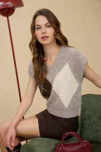 Autumn Argyle Sweater Vest