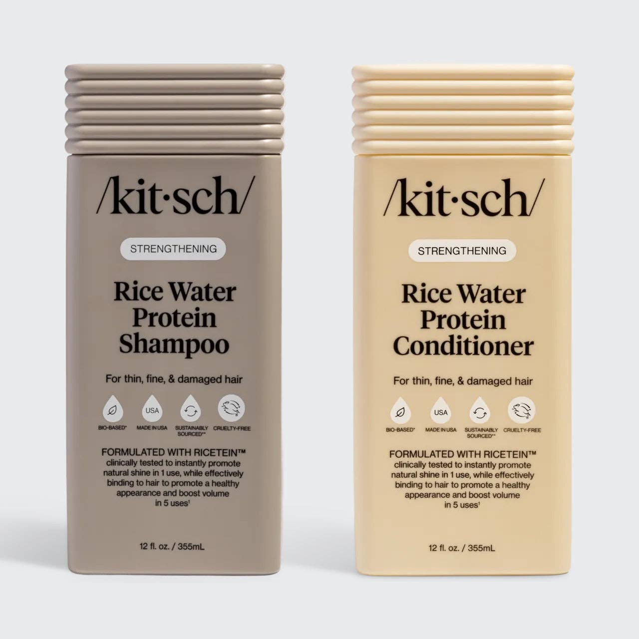 Strengthening Rice Water Shampoo & Conditioner